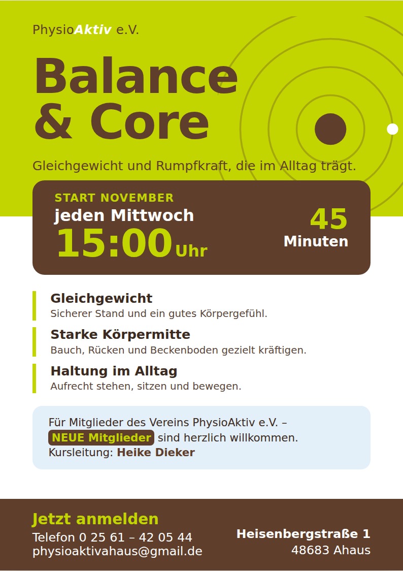 Flyer Balance & Core